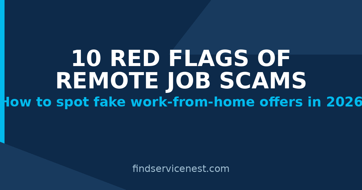 How to Spot Remote Job Scams: 10 Red Flags for 2026