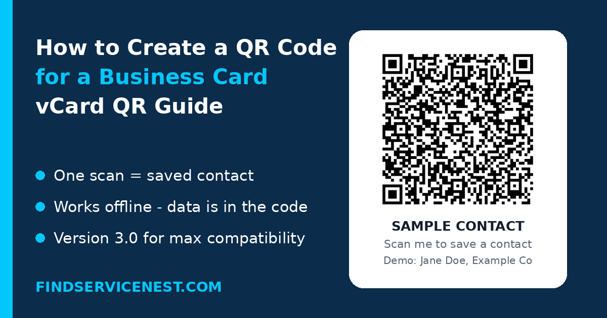 How to Create a QR Code for a Business Card (2026 Guide)